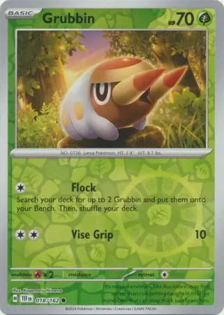 Temporal Forces Grubbin #18/162 reverse holo