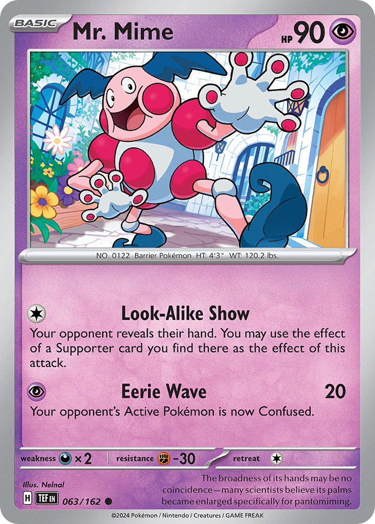 Temporal Forces Mr. Mime #63/162