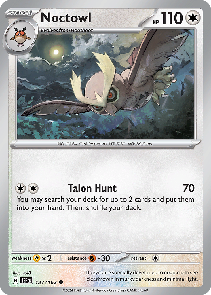 Temporal Forces Noctowl #127/162