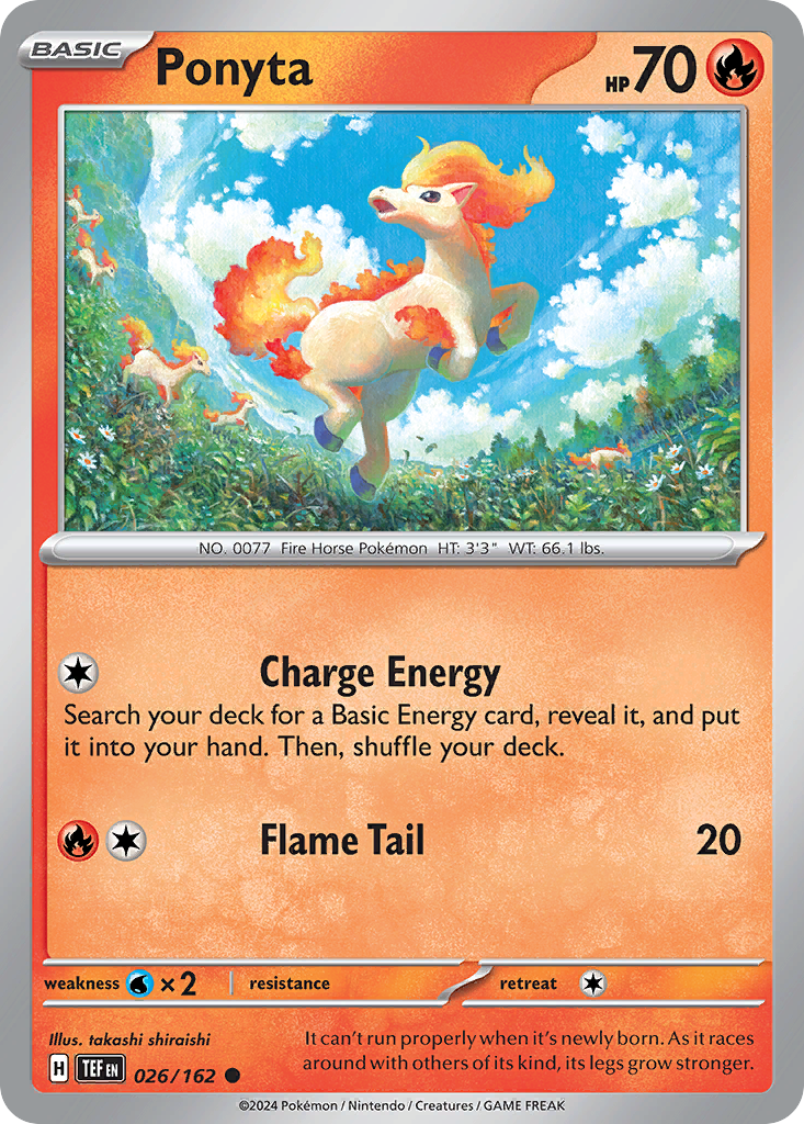 Temporal Forces Ponyta #26/162