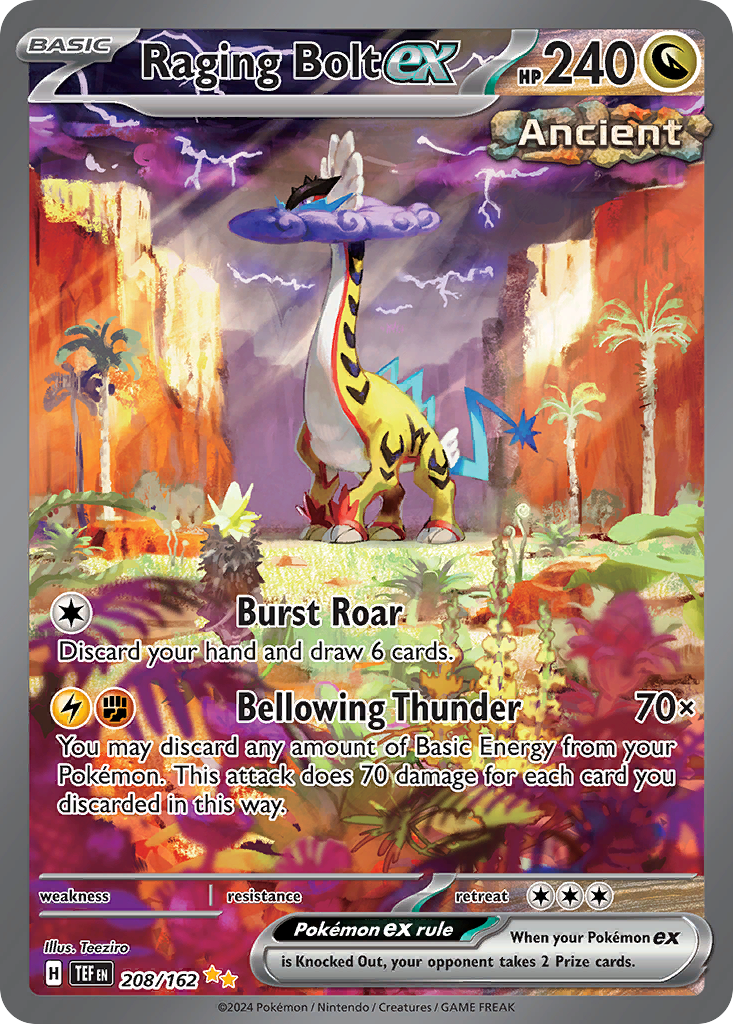 Temporal Forces Raging Bolt ex #208/162