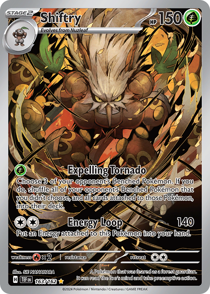 Temporal Forces Shiftry #163/162