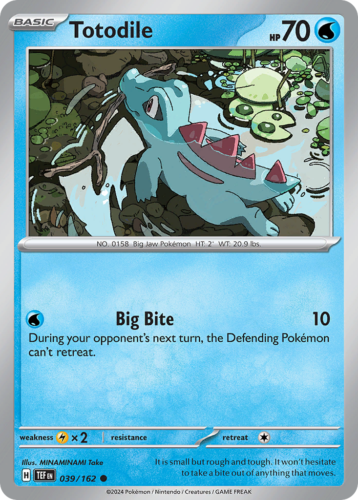 Temporal Forces Totodile #39/162