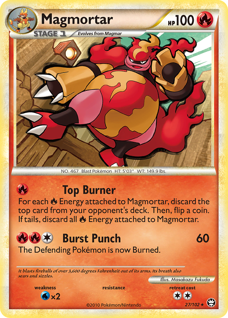 Triumphant Magmortar #27/102