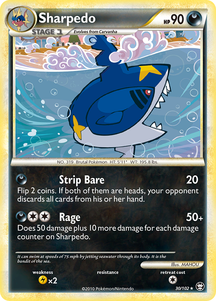 Triumphant Sharpedo #30/102