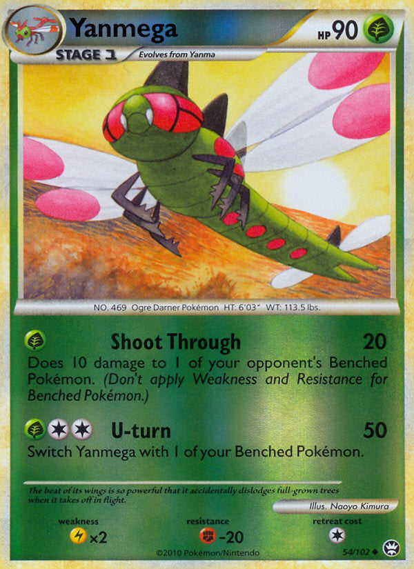 Triumphant Yanmega #54/102 reverse holo