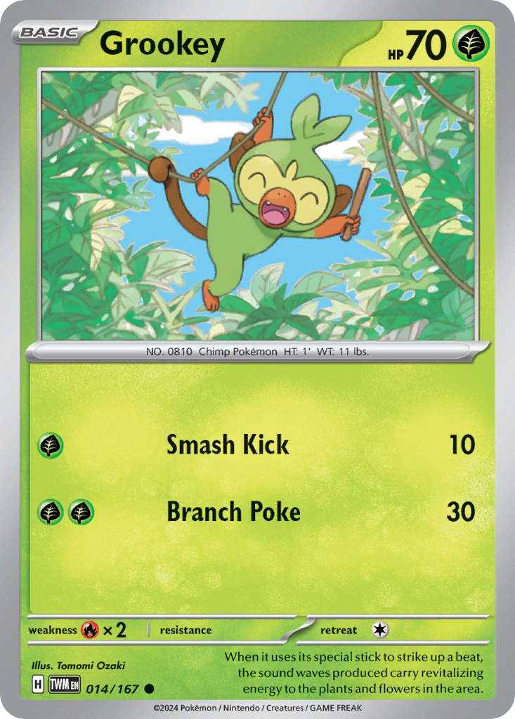 Twilight Masquerade Grookey #14/167