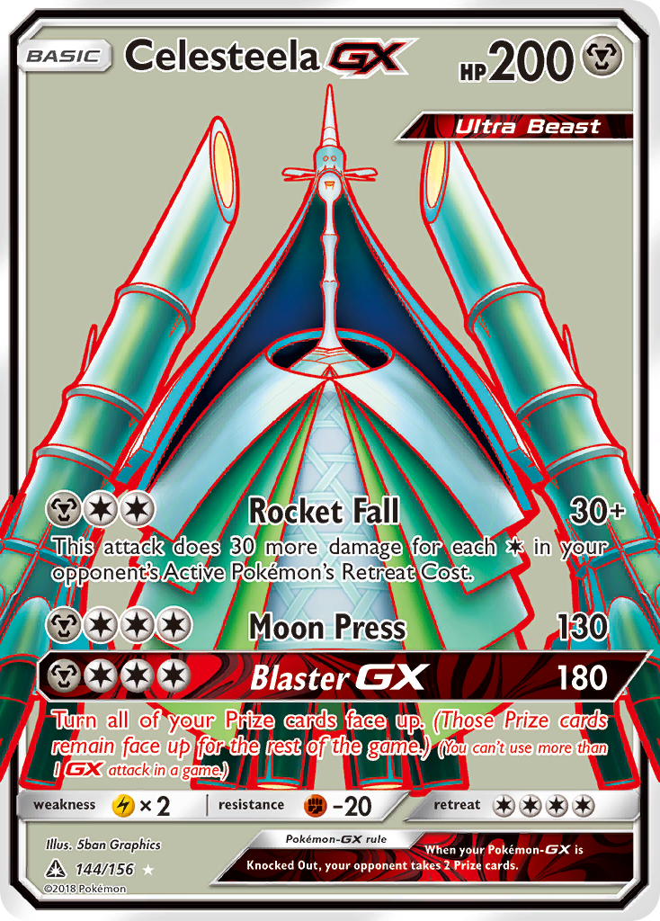 Ultra Prism Celesteela GX #144/156