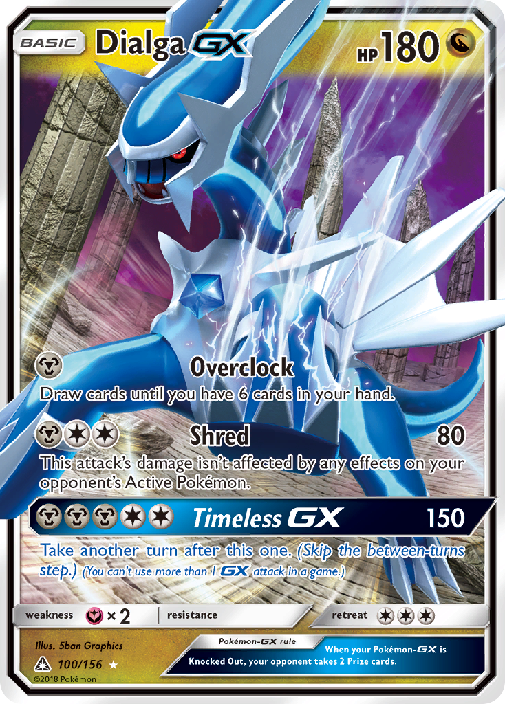 Ultra Prism Dialga GX #100/156