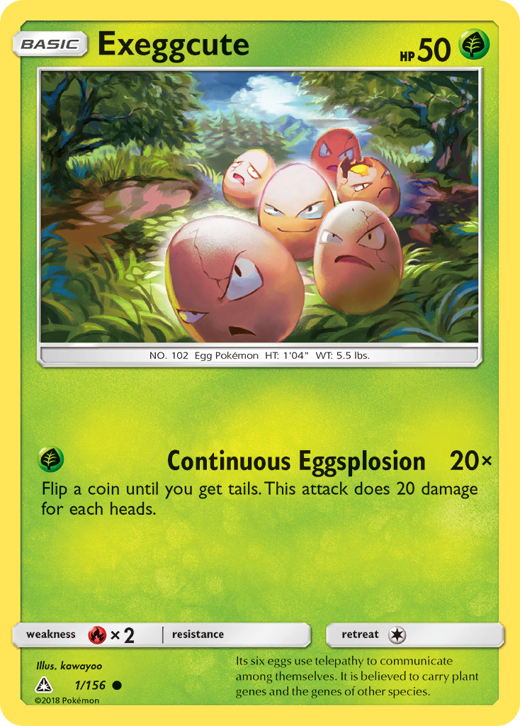 Ultra Prism Exeggcute #1/156