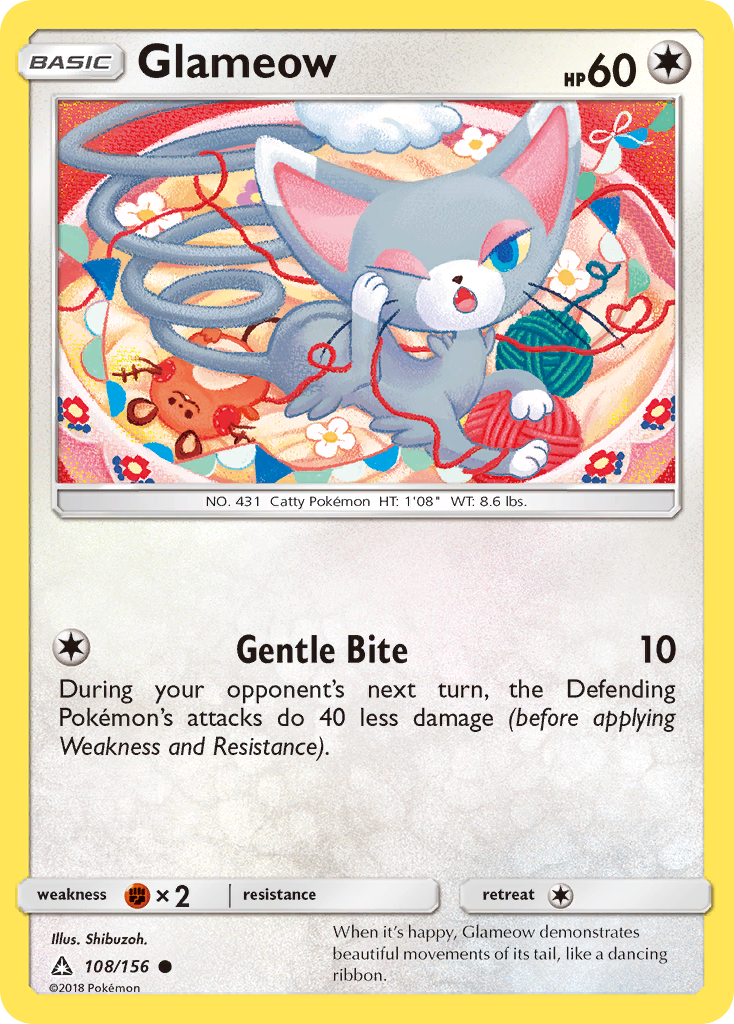 Ultra Prism Glameow #108/156
