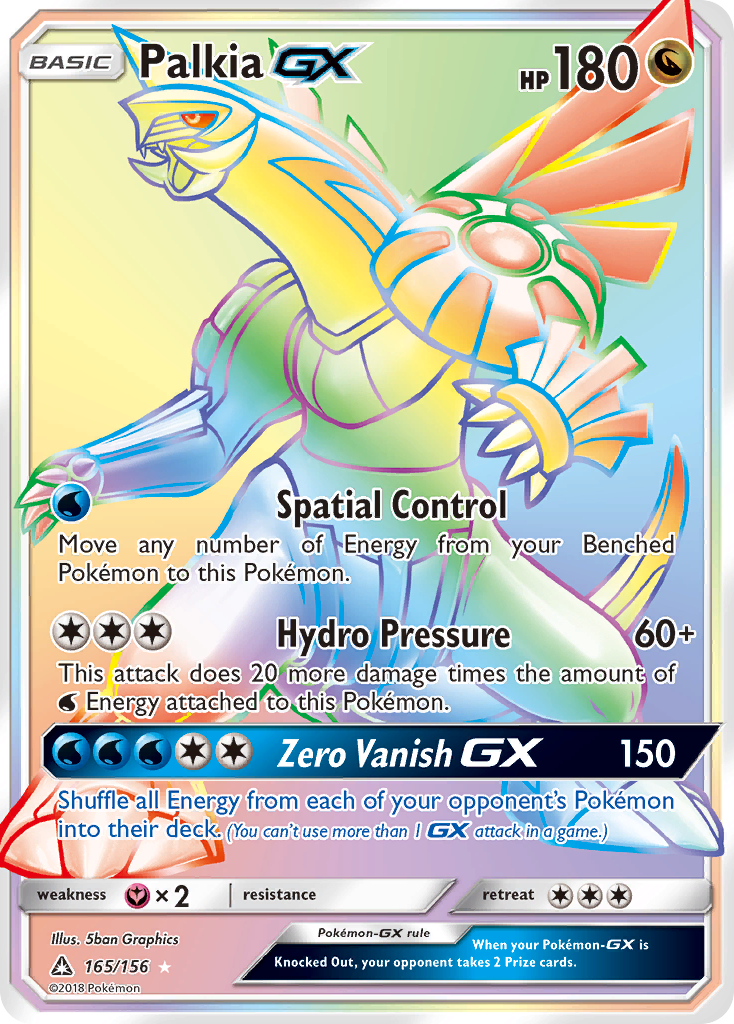 Ultra Prism Palkia GX #165/156