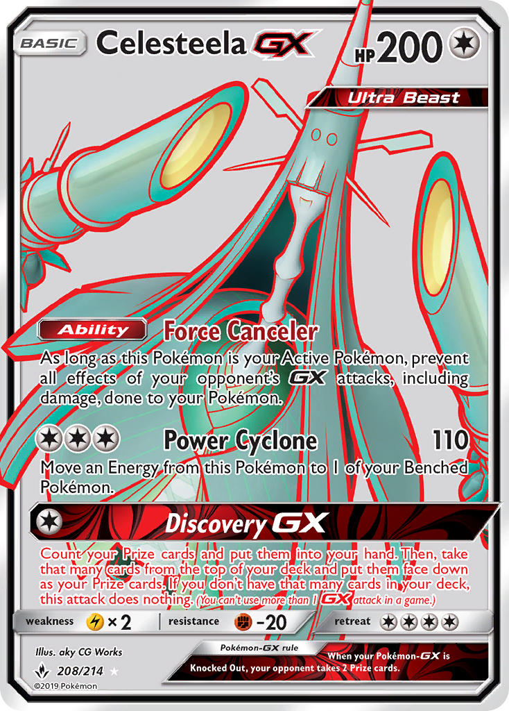 Unbroken Bonds Celesteela GX #208/214
