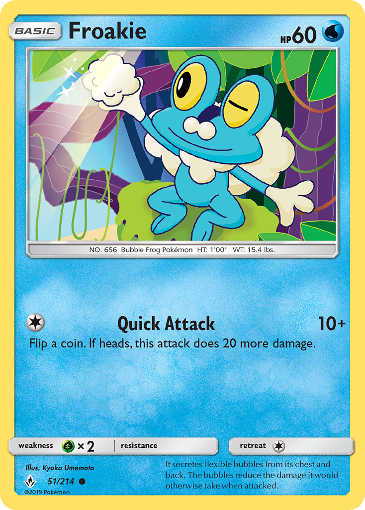Unbroken Bonds Froakie #51/214