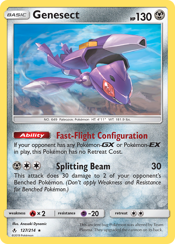Unbroken Bonds Genesect #127/214