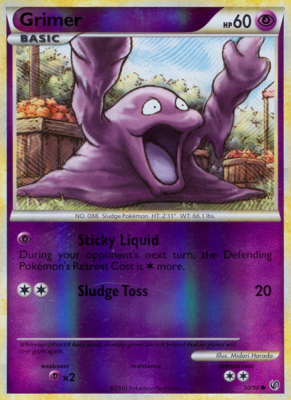 Undaunted Grimer #50/90 reverse holo