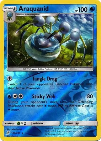 Unified Minds Araquanid #49/236 reverse holo