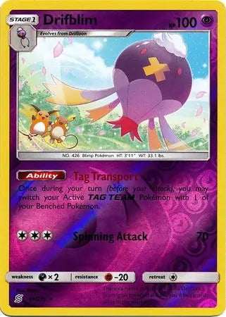 Unified Minds Drifblim #81/236 reverse holo