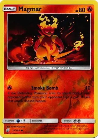 Unified Minds Magmar #21/236 reverse holo