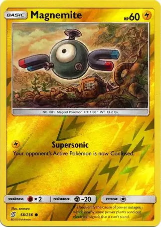 Unified Minds Magnemite #58/236 reverse holo