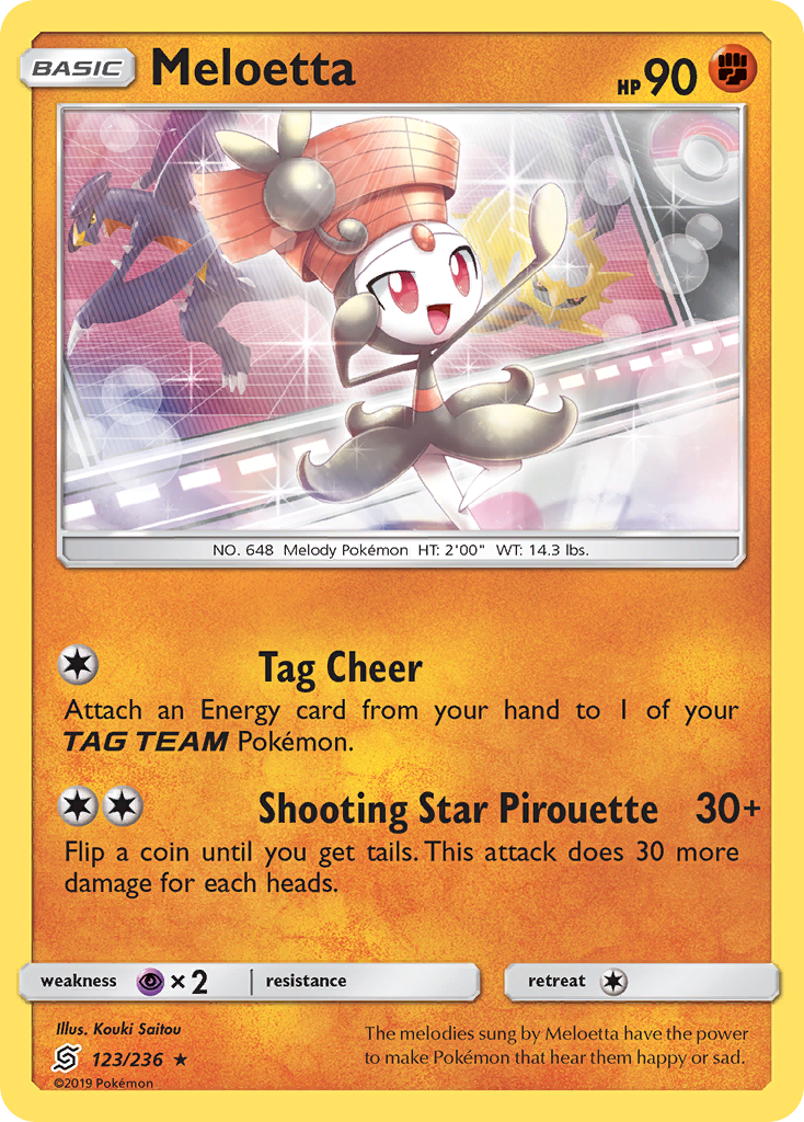Unified Minds Meloetta #123/236