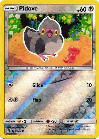 Unified Minds Pidove #174/236 reverse holo