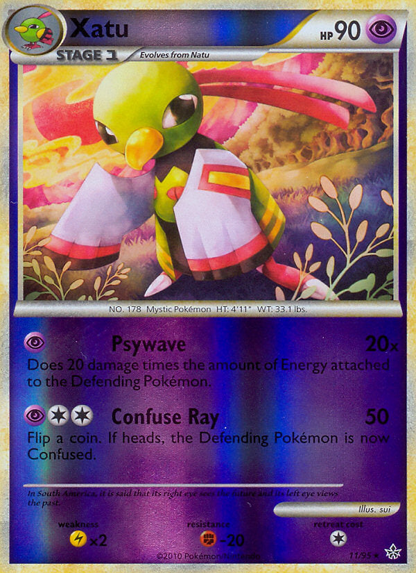 Unleashed Xatu #11/95 reverse holo