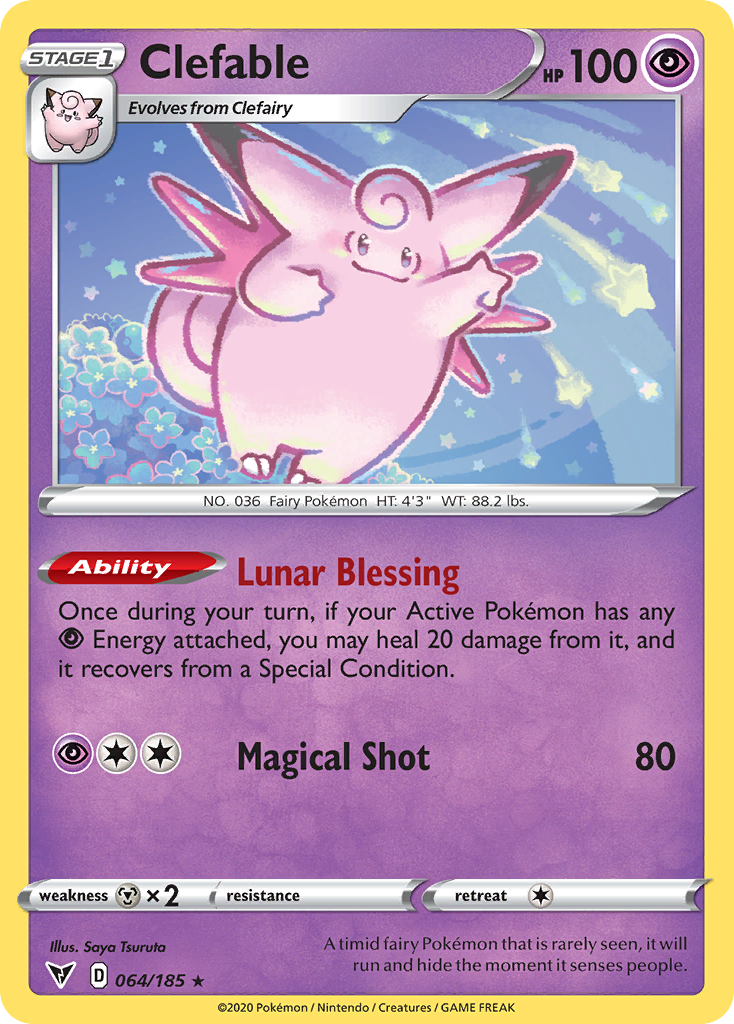 Vivid Voltage Clefable #64/185