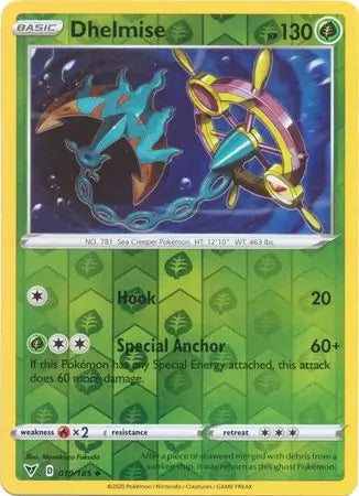Vivid Voltage Dhelmise #19/185 reverse holo