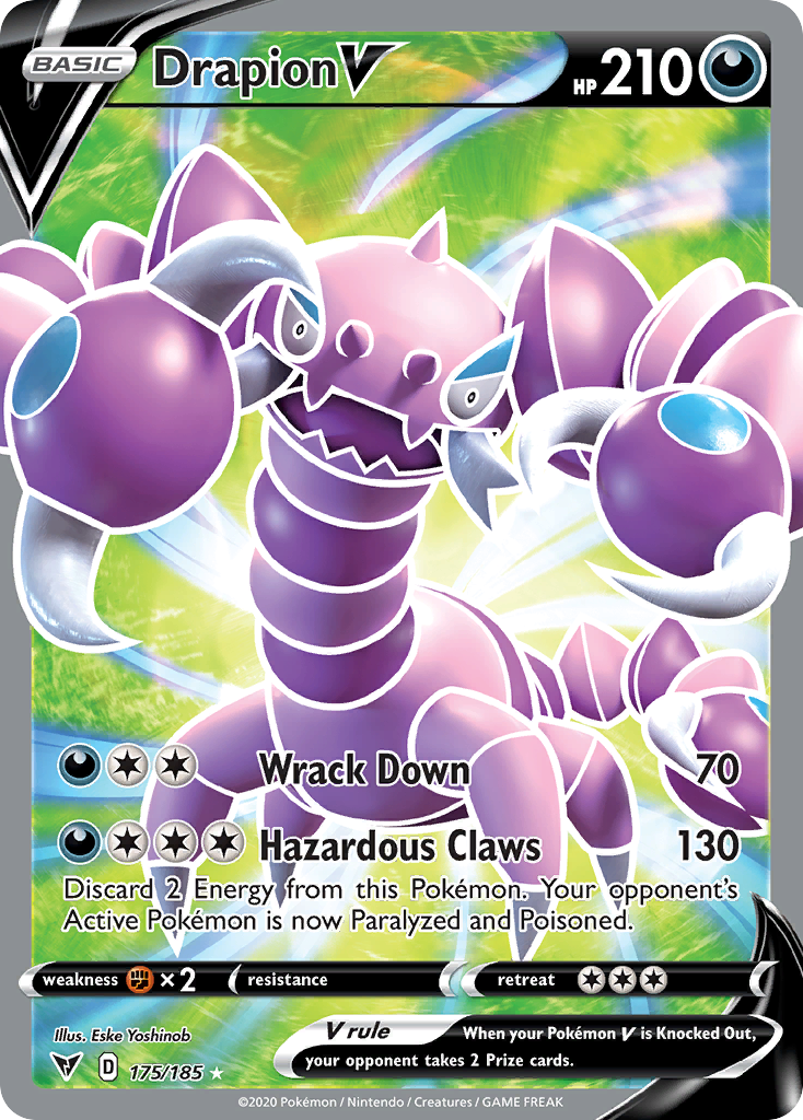 Vivid Voltage Drapion V #175/185