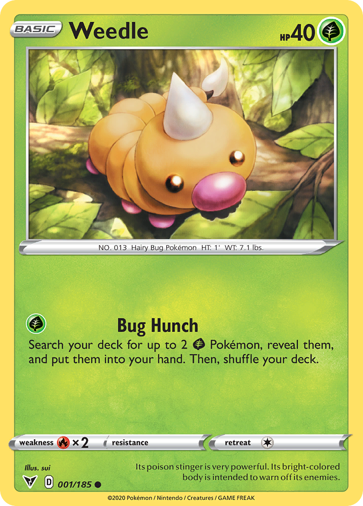 Vivid Voltage Weedle #1/185
