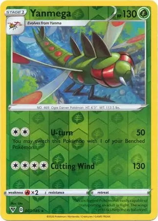 Vivid Voltage Yanmega #7/185 reverse holo