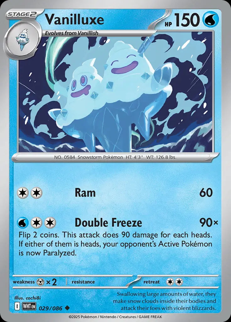 White Flare Vanilluxe #29/86