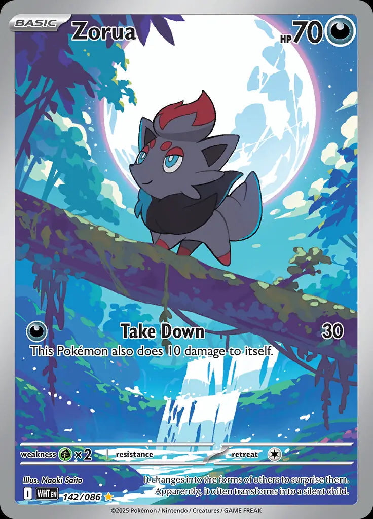 White Flare Zorua #142