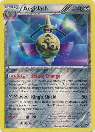 XY Aegislash #86/146 reverse holo