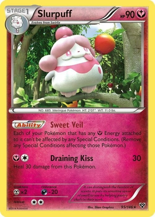 XY Holo Slurpuff #95/146