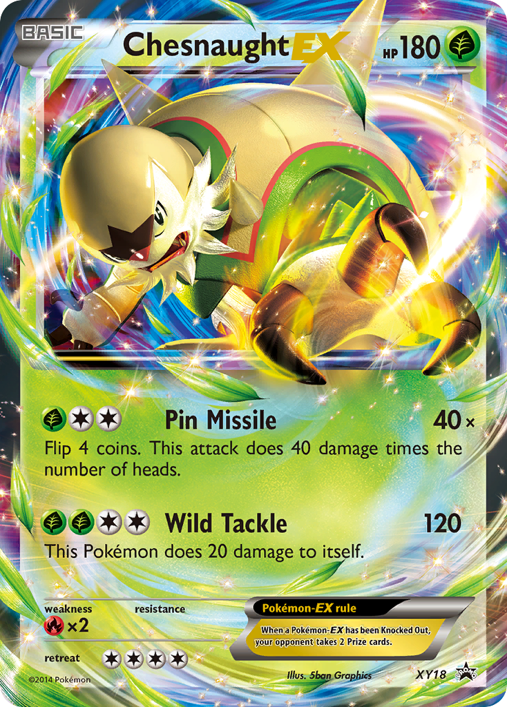 XY Promo Chesnaught EX #18