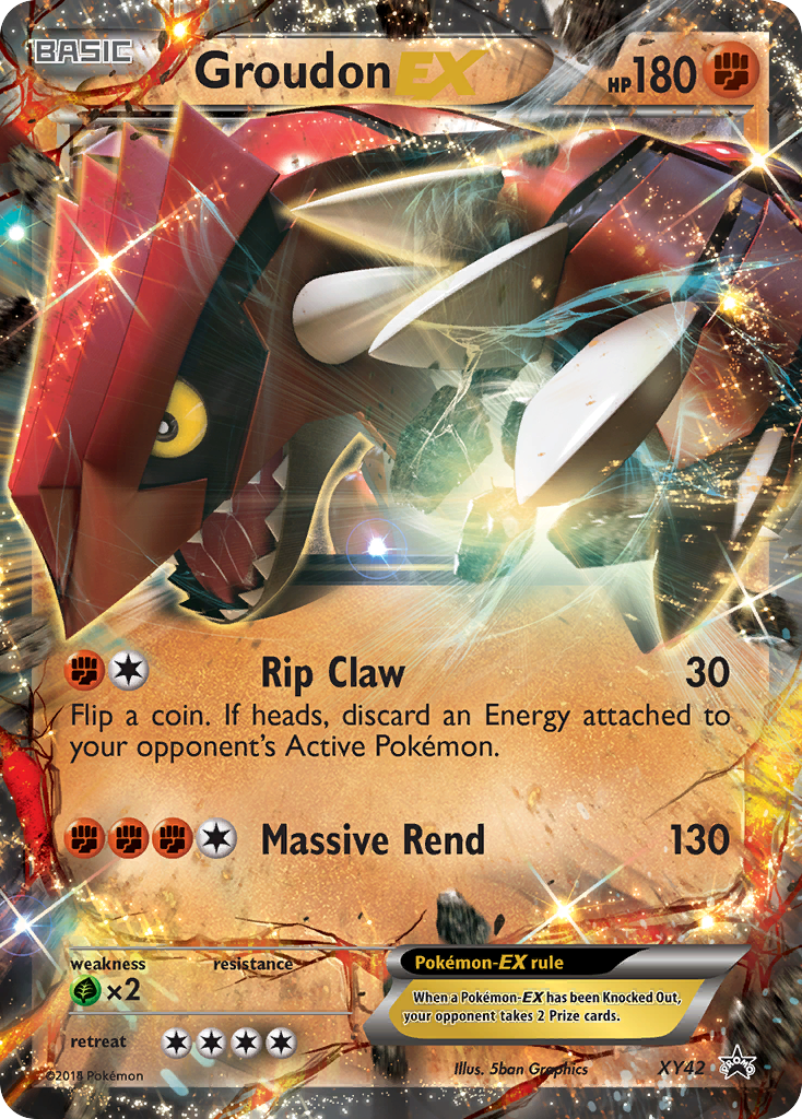 XY Promo Groudon EX #42