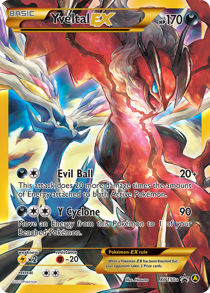 XY Promo Yveltal EX #150a