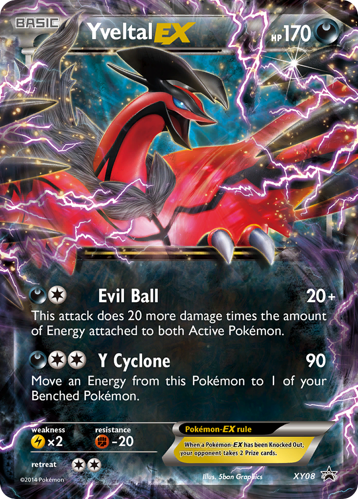 XY Promo Yveltal EX #8