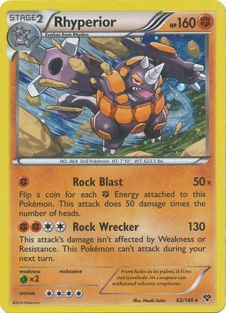 XY Rhyperior #62/146 Cosmos Holo