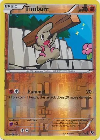 XY Timburr #65/146 reverse holo