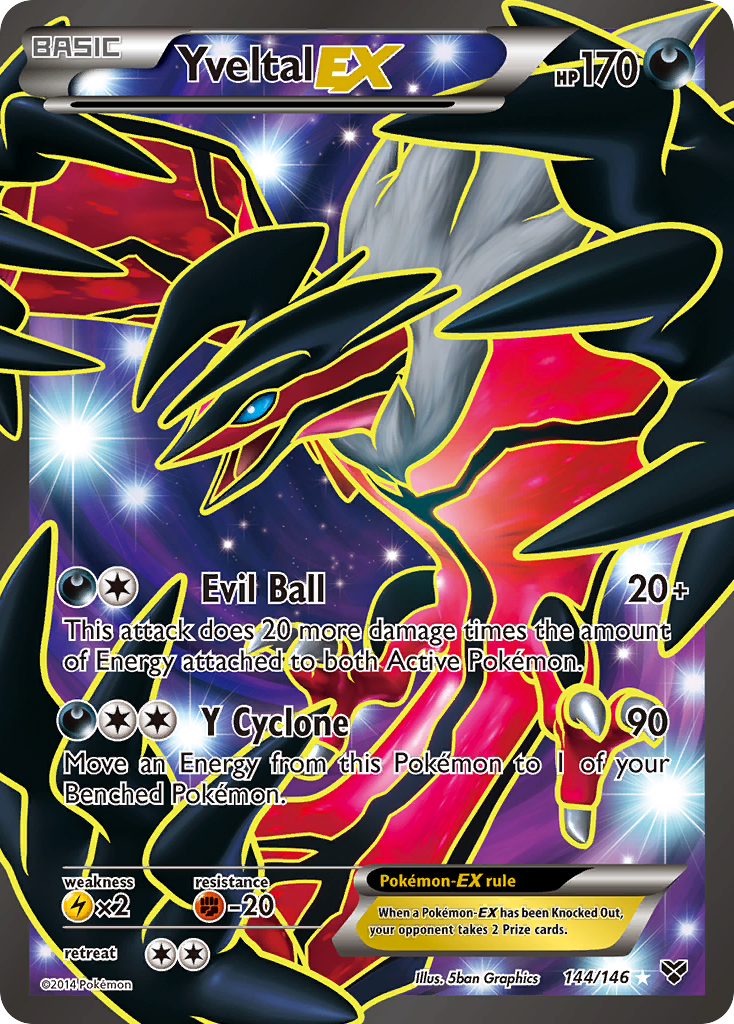 XY Yveltal EX #144/146